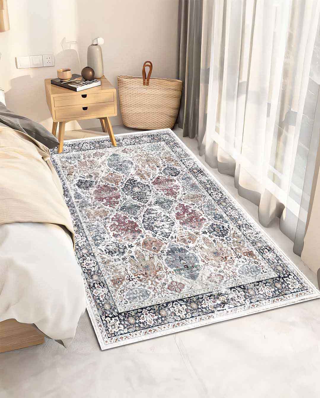 Rawaa luxury colorful new classic soft carpet