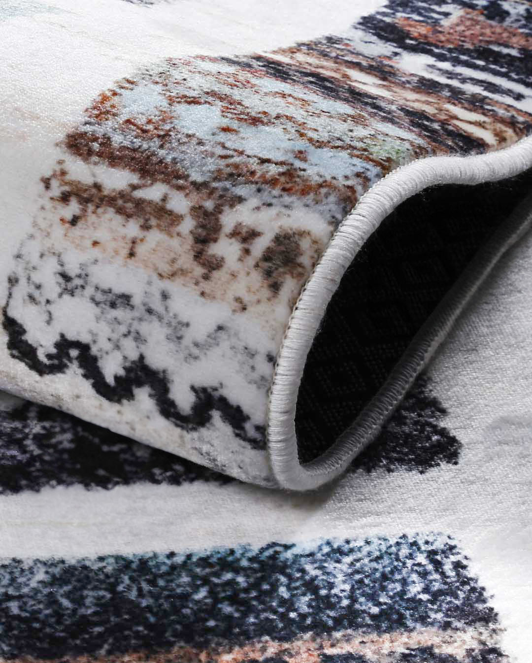 Sandra geometric modern colorful soft carpet
