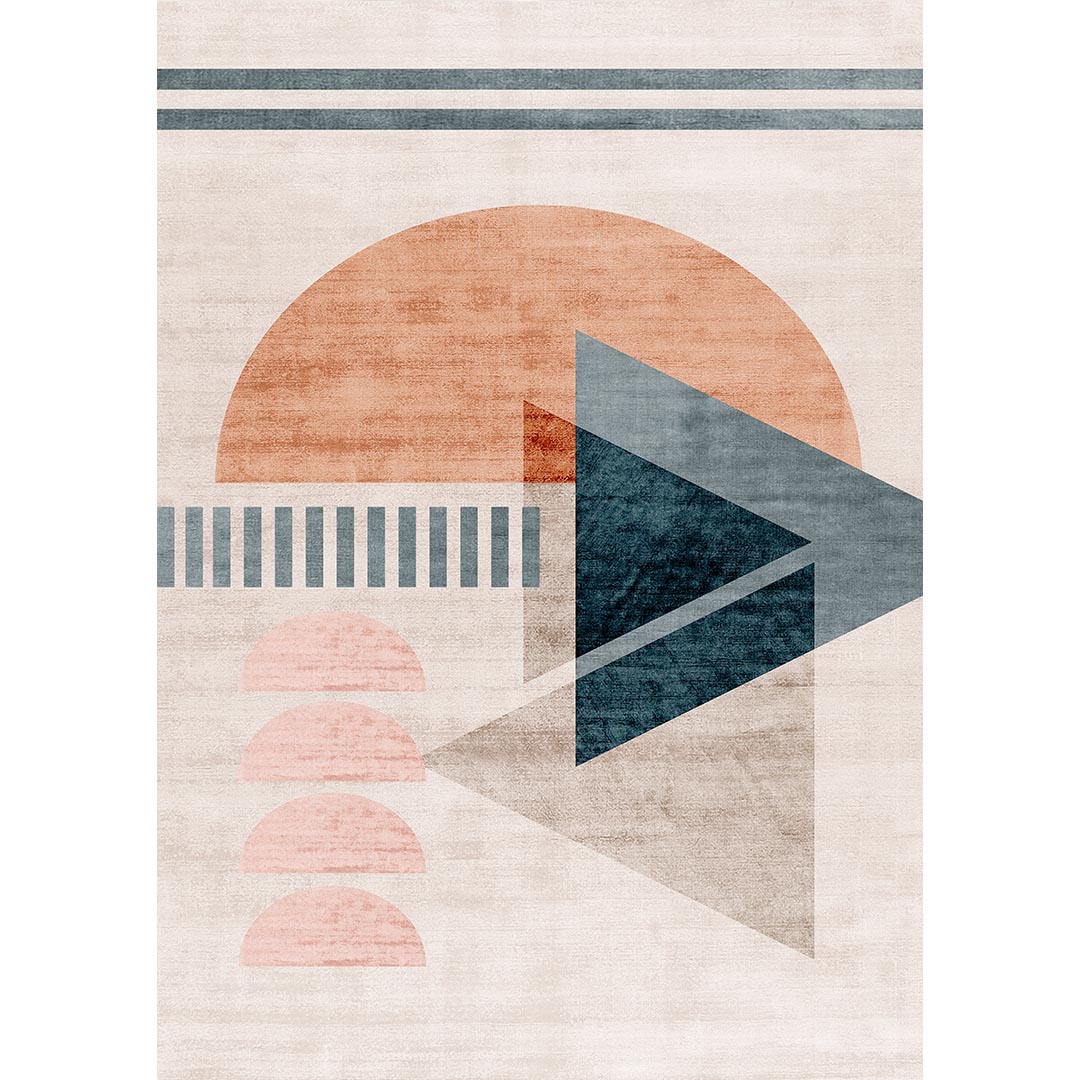 Geometric Play – Abstract Modern Rug