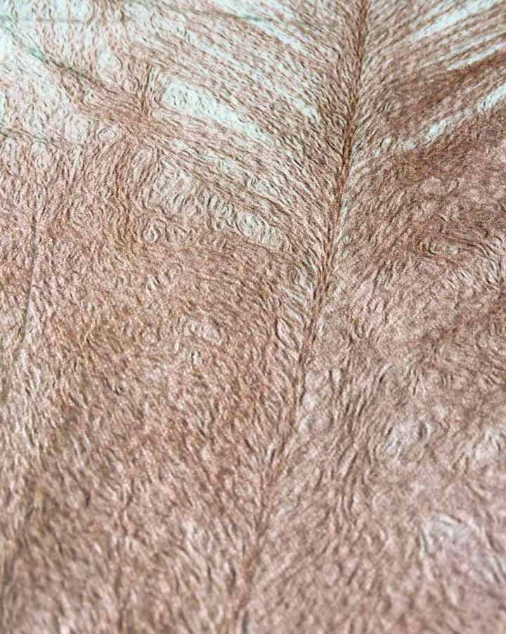 Ultra-Soft Feather Pattern Rug – In Pastel Shades