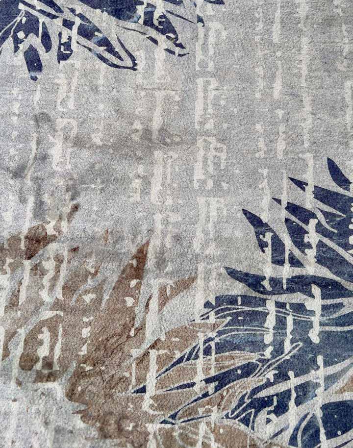 Blooming in the Rain – Modern Floral Rug