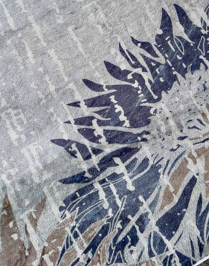 Blooming in the Rain – Modern Floral Rug