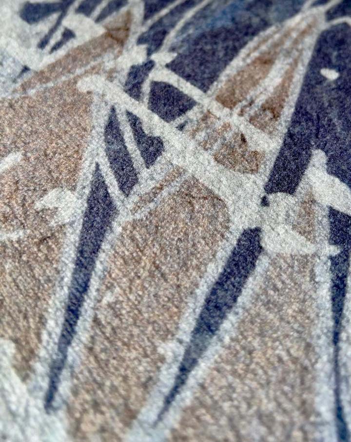Blooming in the Rain – Modern Floral Rug