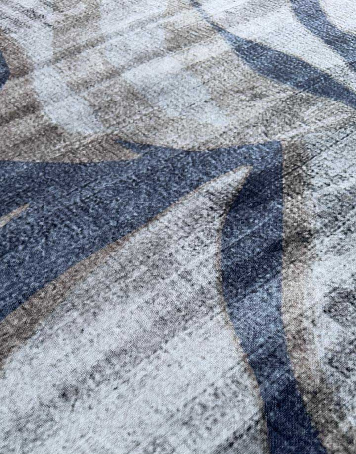 Swaying in the Wind – Modern Leaf Pattern Rug