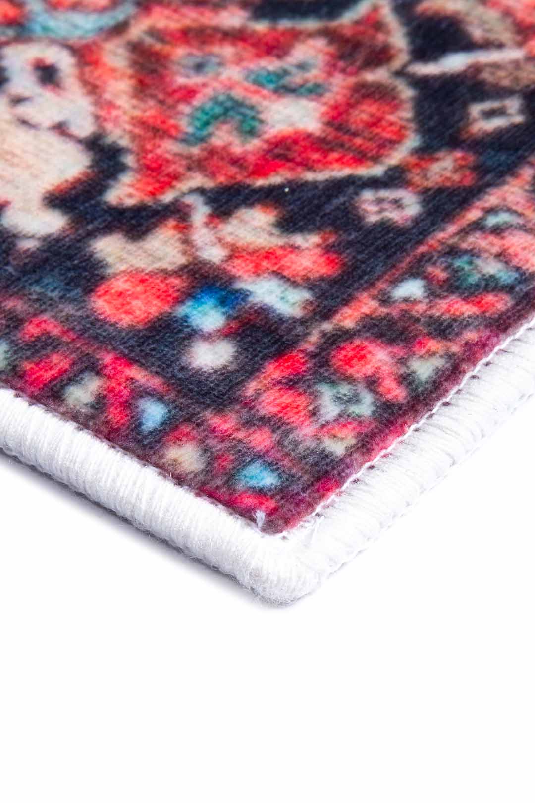 Heriz Persian-Style Rug – Red & Blue Harmony