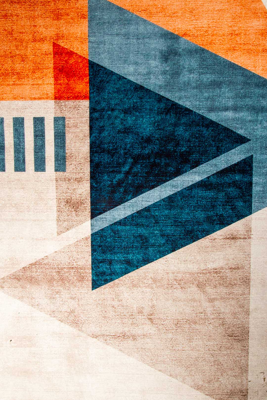 Geometric Play – Abstract Modern Rug