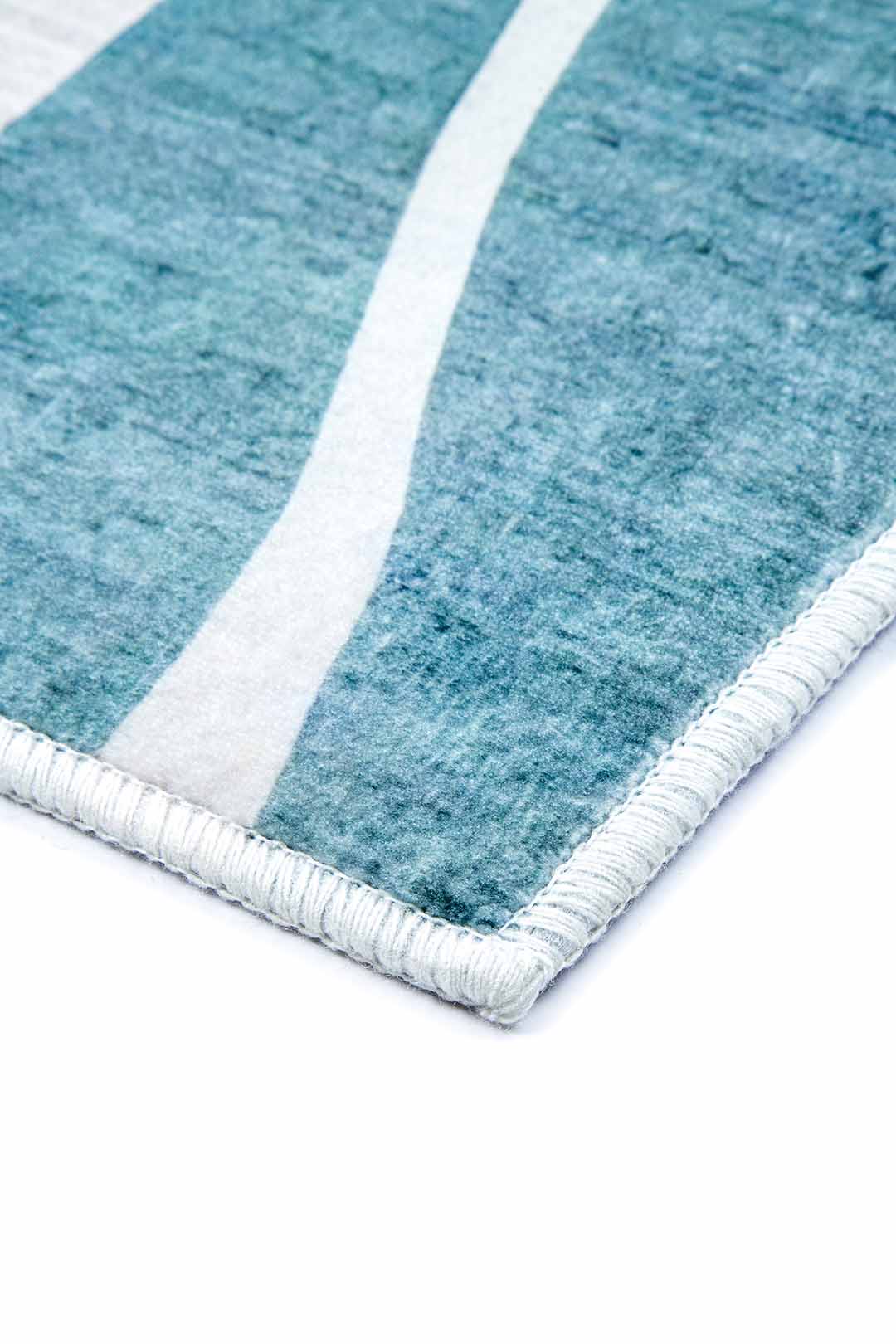 Featherlight – Pastel Leaf Pattern Modern Rug