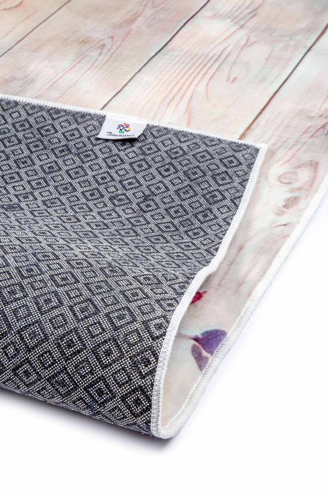 Spring Silence – Floral Hummingbird Rug