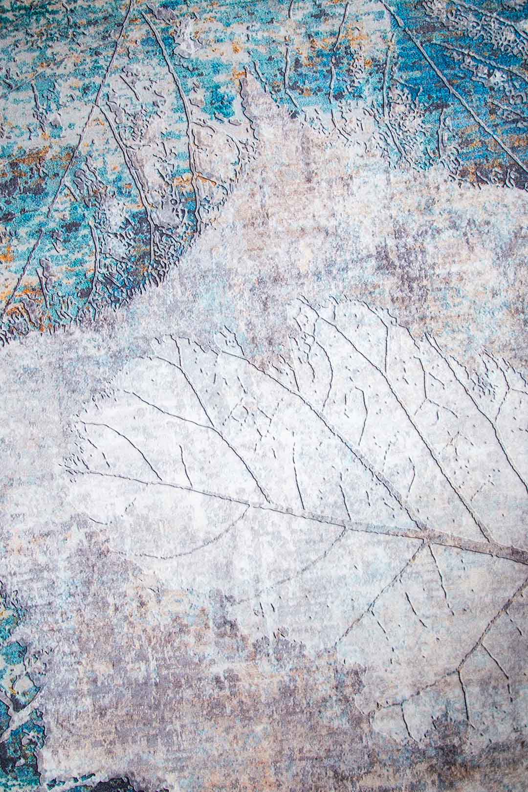 Autumn Calm – Vintage Leaf Pattern Rug