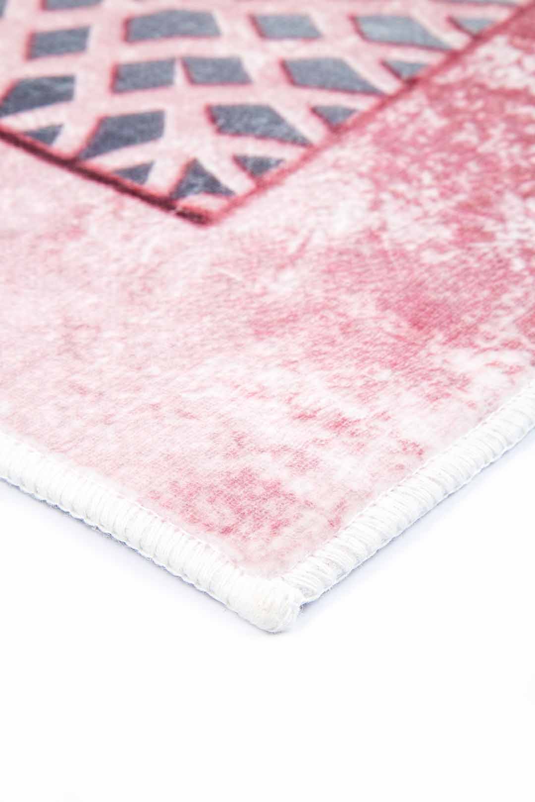 Rose Gold Frame – Elegant Modern Rug