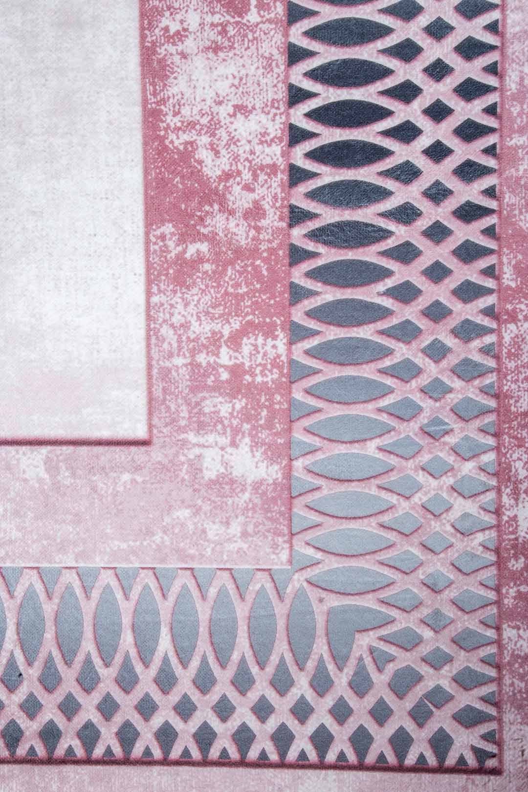 Rose Gold Frame – Elegant Modern Rug