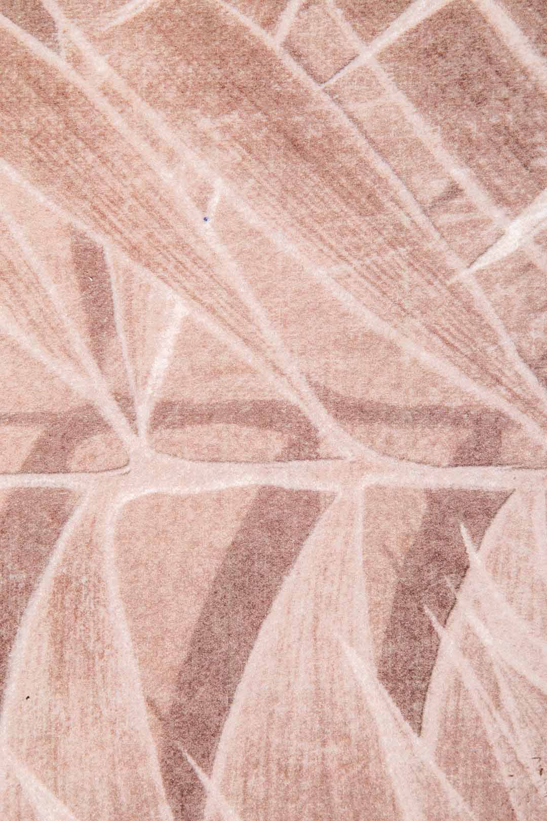 Sand Leaves – Minimalist Tropical Rug
