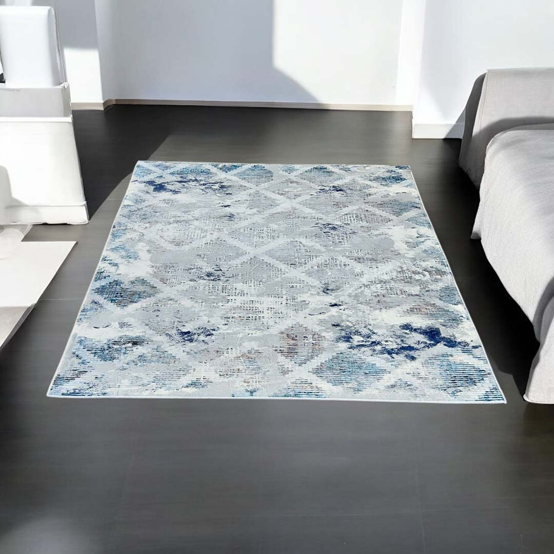 Cloud Pattern Elegance – Modern Abstract Rug