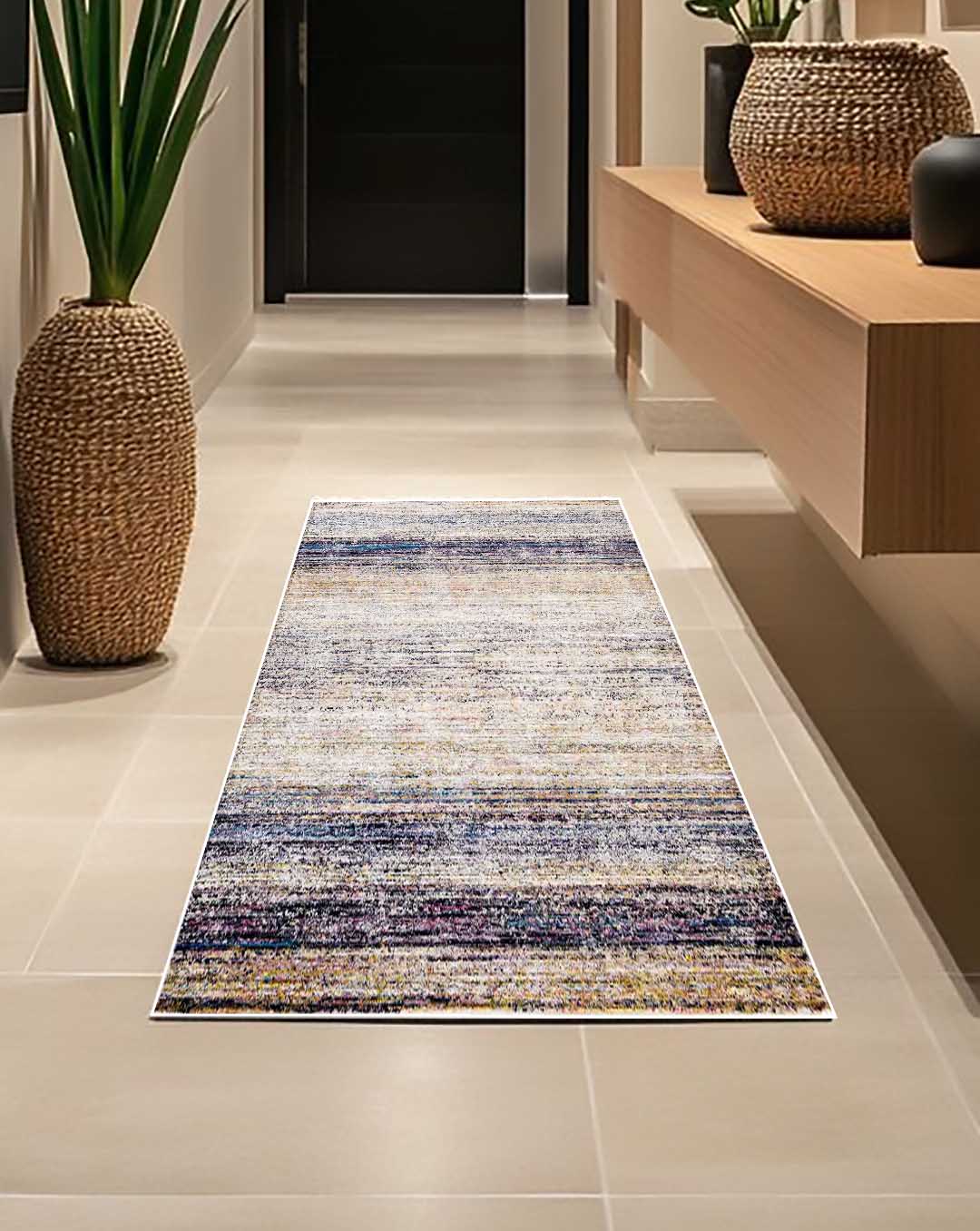 Sky modern simple beige soft and shinny carpet