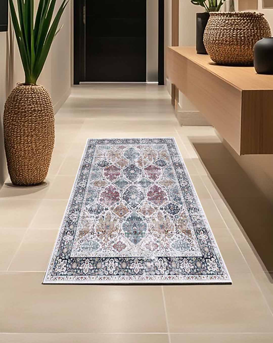 Rawaa luxury colorful new classic soft carpet