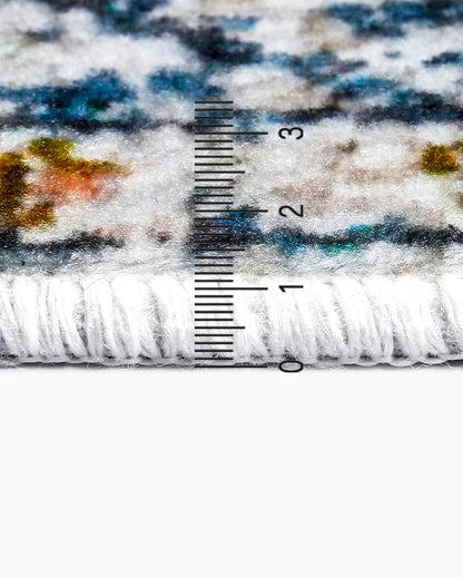 Jasmine classic colorful floral soft and shinny carpet