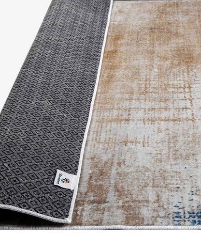 Rana fantastic blue and beige modern soft carpet