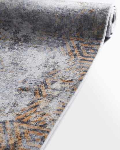Malak simple modern beige soft and shinny carpet