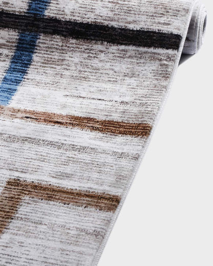 Yara simple modern beige soft and shinny carpet