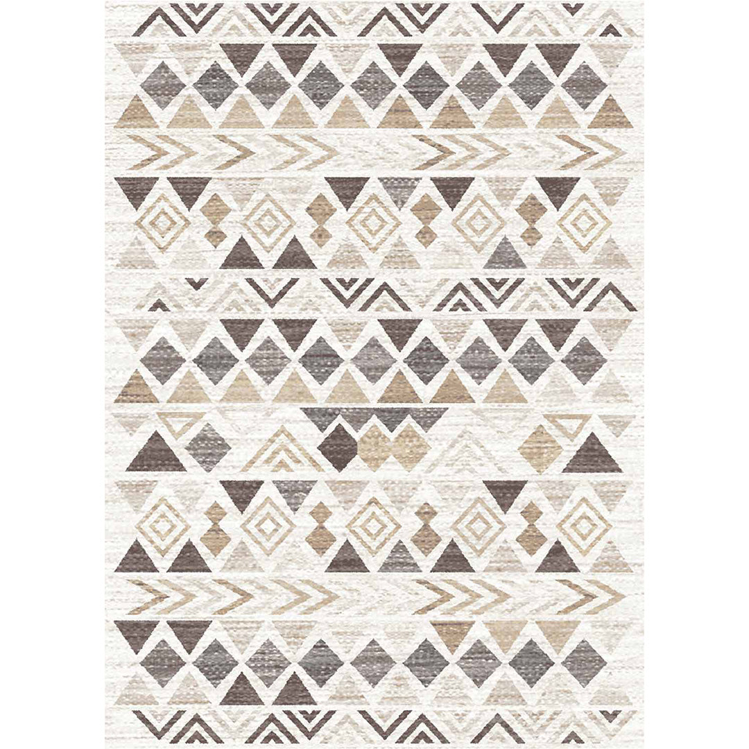 Ruby modern kilim beige soft and shinny carpet