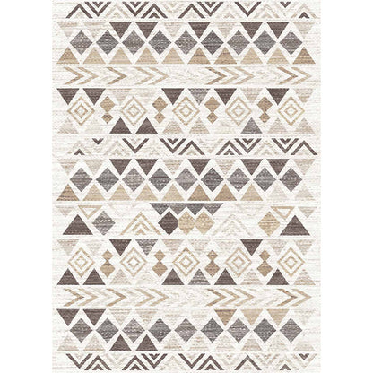 Ruby modern kilim beige soft and shinny carpet