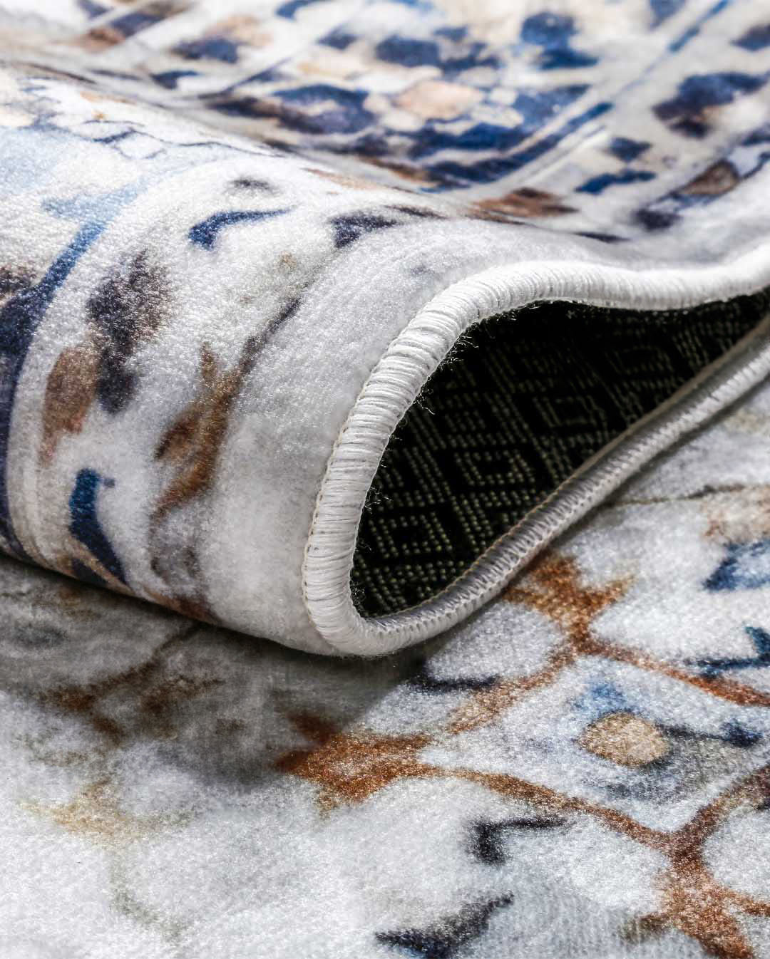 Natasha vintage gray soft and shinny carpet