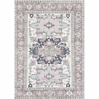 Rose Mist – Vintage Turkish Pattern Rug