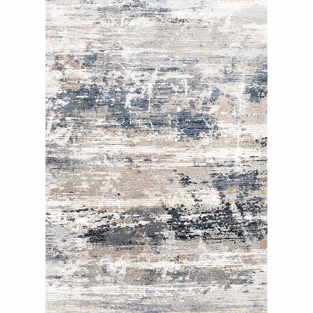 Grey Stream – Modern Abstract Rug