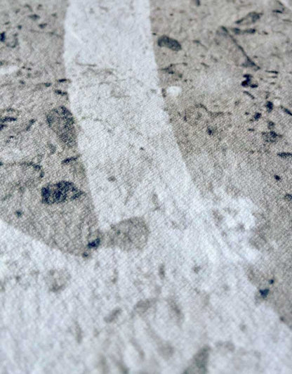Modern Floral Rug – Natural Stone Effect Base