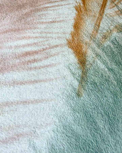 Ultra-Soft Feather Pattern Rug – In Pastel Shades