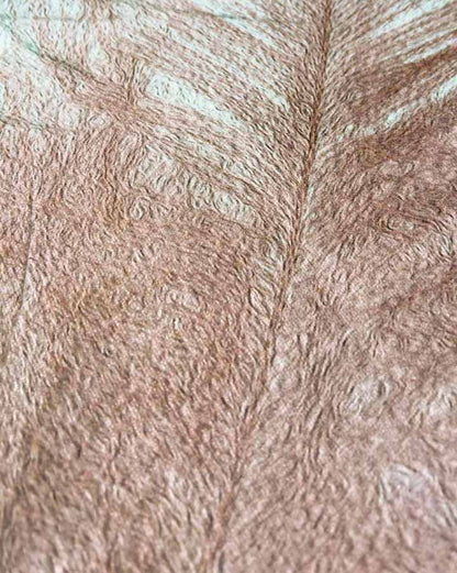 Ultra-Soft Feather Pattern Rug – In Pastel Shades