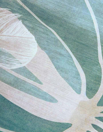 Featherlight – Pastel Leaf Pattern Modern Rug