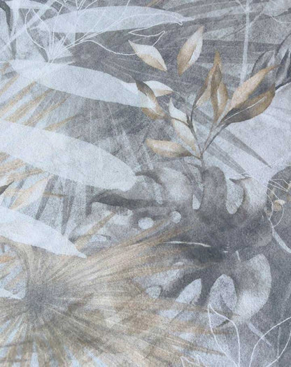 Tropical Shadows – Elegant Leaf Pattern Rug