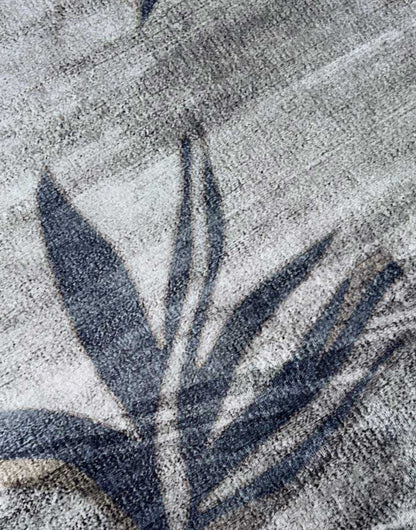 Swaying in the Wind – Modern Leaf Pattern Rug
