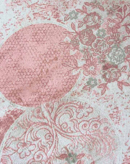 Pink Dream – Romantic Round Pattern Rug