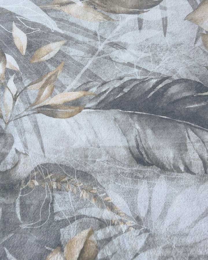 Tropical Shadows – Elegant Leaf Pattern Rug