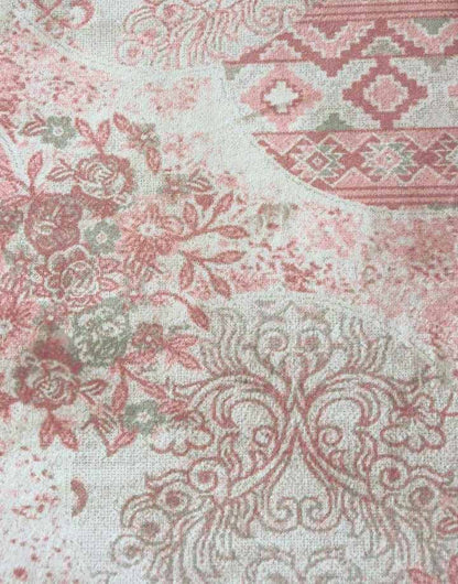 Pink Dream – Romantic Round Pattern Rug