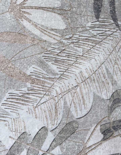 Touch of Nature – Pastel Leaf Pattern Rug
