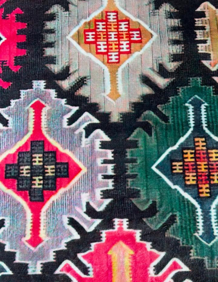 Colorful Nomad – Tribal Kilim Pattern Rug