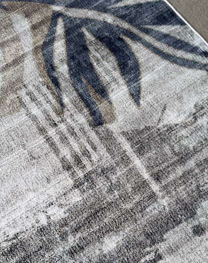 Swaying in the Wind – Modern Leaf Pattern Rug