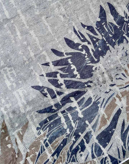Blooming in the Rain – Modern Floral Rug