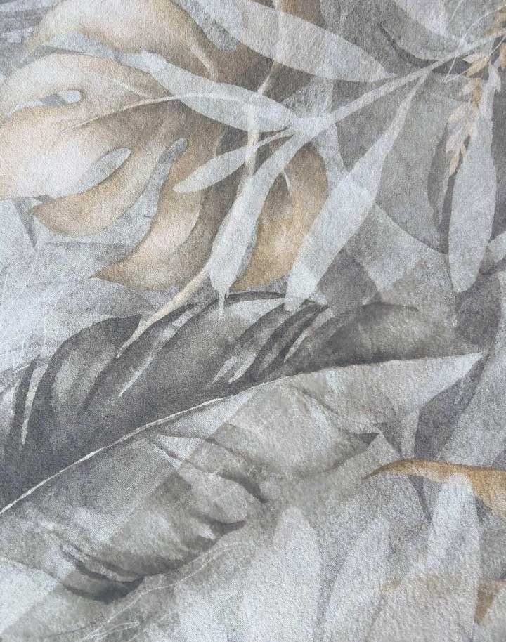 Tropical Shadows – Elegant Leaf Pattern Rug