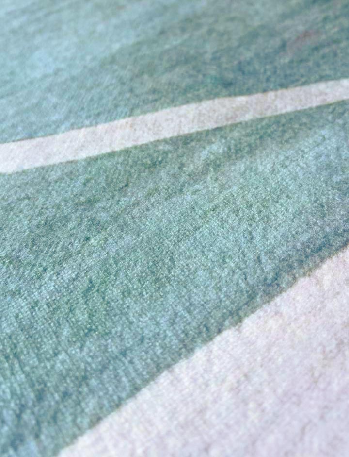 Featherlight – Pastel Leaf Pattern Modern Rug