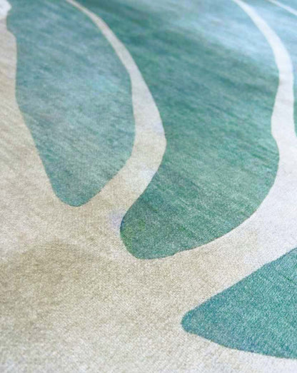 Featherlight – Pastel Leaf Pattern Modern Rug