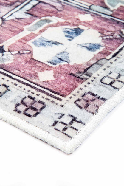 Rose Mist – Vintage Turkish Pattern Rug
