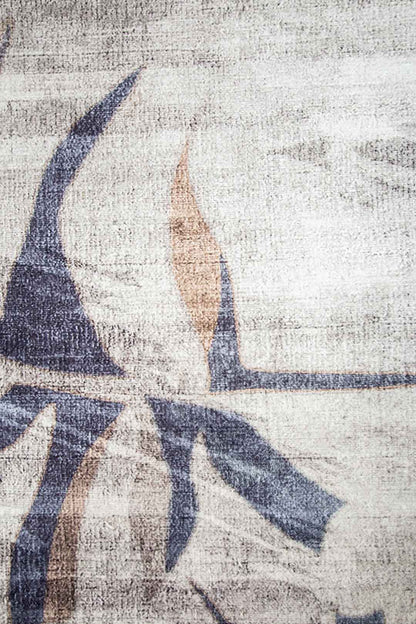 Swaying in the Wind – Modern Leaf Pattern Rug