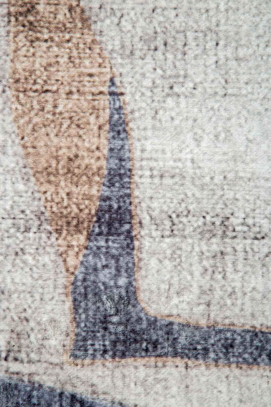Swaying in the Wind – Modern Leaf Pattern Rug