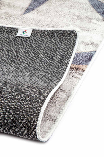 Swaying in the Wind – Modern Leaf Pattern Rug