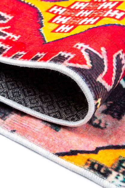 Colorful Nomad – Tribal Kilim Pattern Rug