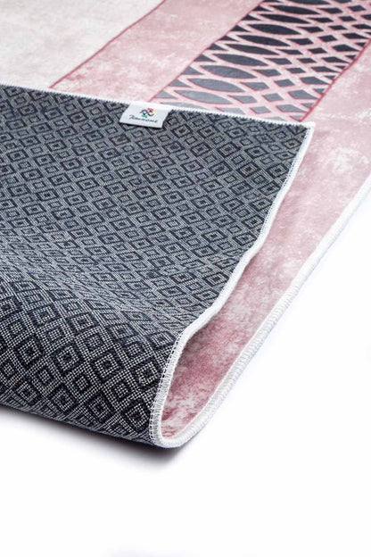 Rose Gold Frame – Elegant Modern Rug
